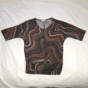 NORTHERN Reflections Marble Swirl‎ Metallic Top Small